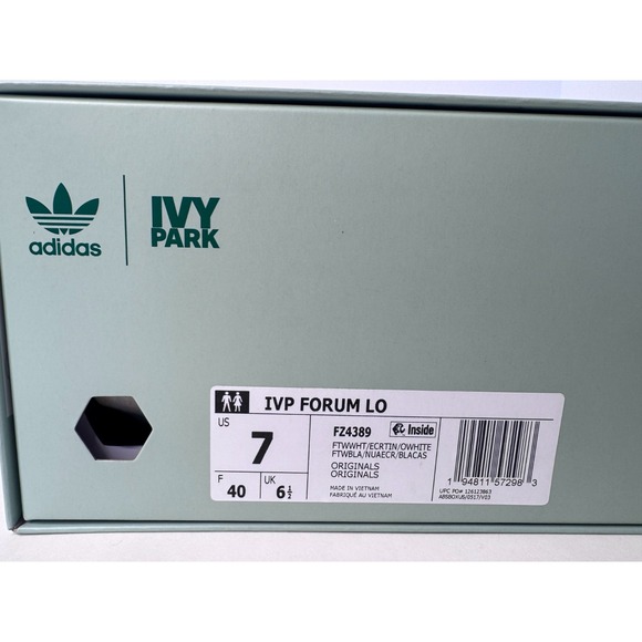 Adidas Ivy Park Forum Low 2020 NEW w/ Box Womens 7, Mens 6 - SOLE YELLOWING - Picture 11 of 12
